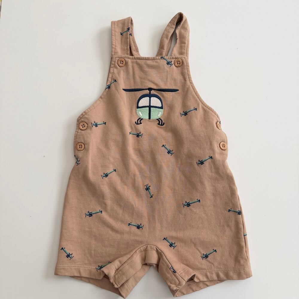 Pekkle helicopter shortall tan blue